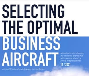 Selecting the Optimal Business Aircraft